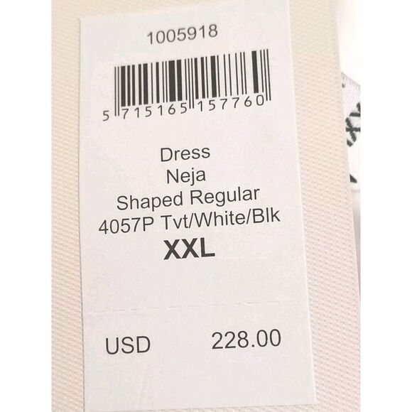 MASA Neja Colorblock Shirt Dress 100% Cotton Lightweight Long Sleeve XXL - Picture 9 of 9